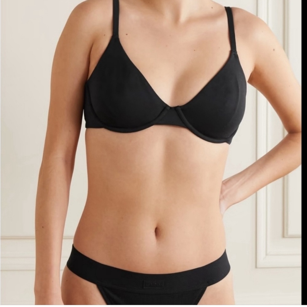 Skims Cotton Jersey Under Wire Bra